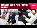 PM Modi Meets Pope | PM Modi Meets Pope Francis On The Sidelines Of G7 Summit In Italy