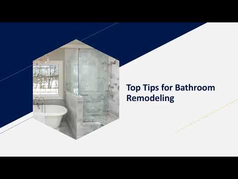 Top Tips for Bathroom Remodeling