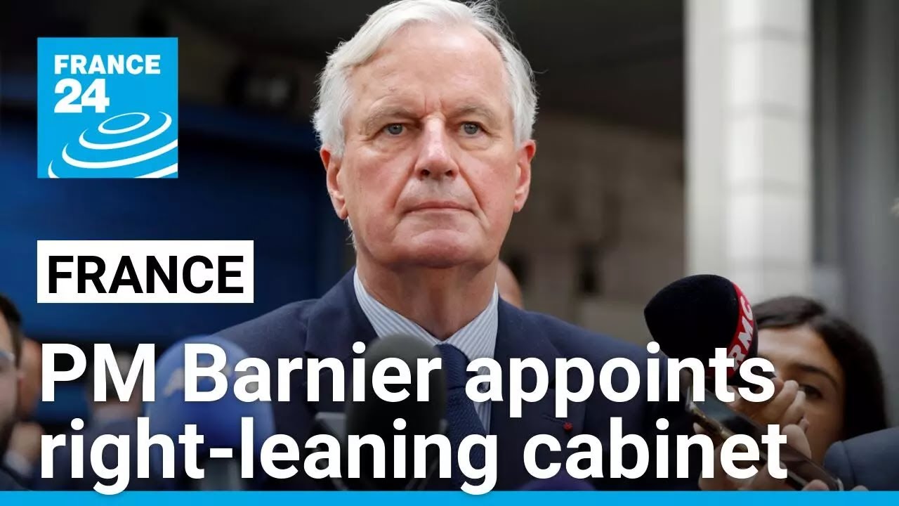 French government reshuffle: PM Barnier appoints right-leaning cabinet • FRANCE 24 English