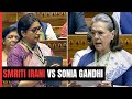 Smritis Retort To Sonia Gandhis Hamara Bill Remark On Womens Quota