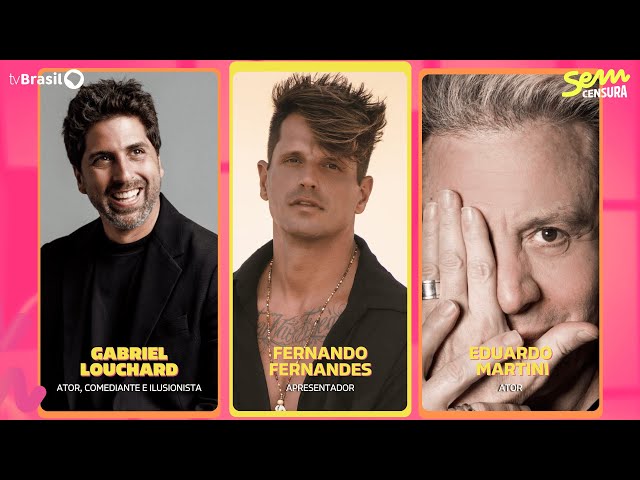 🔴 SEM CENSURA RECEBE FERNANDO FERNANDES, EDUARDO MARTINI E GABRIEL LOUCHARD