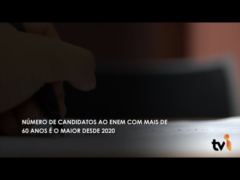 Vídeo: Número de candidatos ao Enem com mais de 60 anos é o maior desde 2020