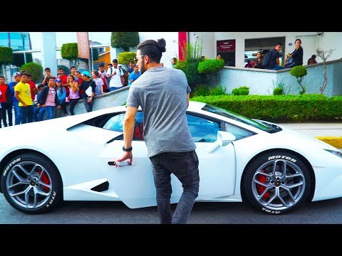 Recojo a MI HERMANA de su escuela en UN LAMBO