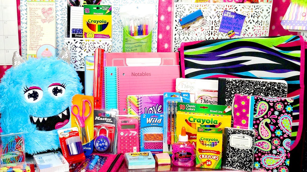 HUGE Back To School Giveaway Over 100 Pieces Of School Supplies