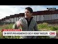 New drone video shows group of migrants crossing US-Mexico border(CNN) - 09:16 min - News - Video