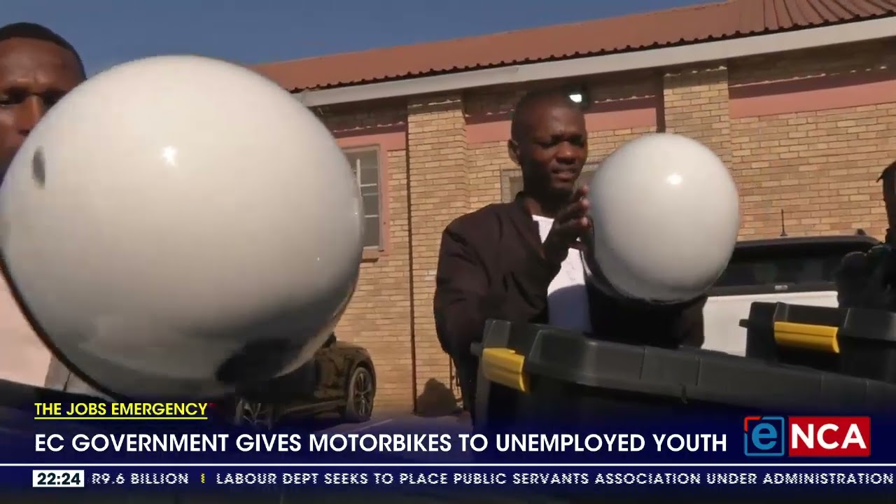 EC govt gives motorbikes to unemployed youth