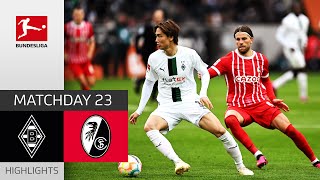 Borussia M’gladbach — SC Freiburg 0-0 | Highlights | Matchday 23 – Bundesliga 2022/23