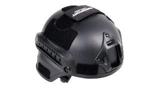 Pratinjau video produk TaffSPORT Helm Tactical Airsoft Gun Paintball CS SWAT Helmet - MICH2000