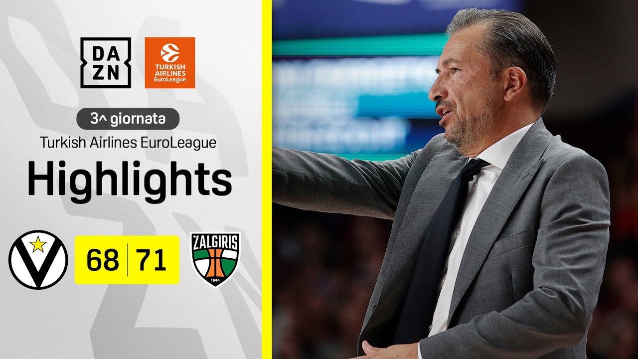 TRINCHIERI batte BANCHI: Virtus Bologna-Zalgiris Kaunas 68-71 | Eurolega | DAZN Highlights