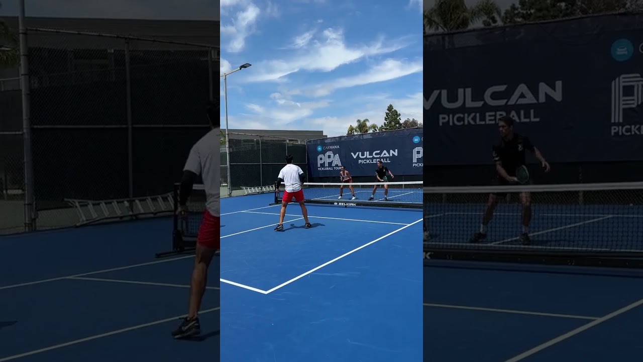 Caught 'em by surprise 🎯 #pickleball #athlete #sports #explore #shorts