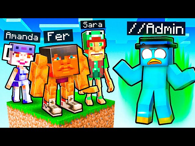 Usé COMANDOS de ADMIN en UN SOLO BLOQUE de BRAINROTS!