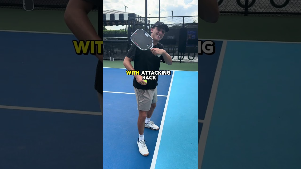 Exact Strategy to Beat Bangers in Pickleball! #pickleballtips #pickleball