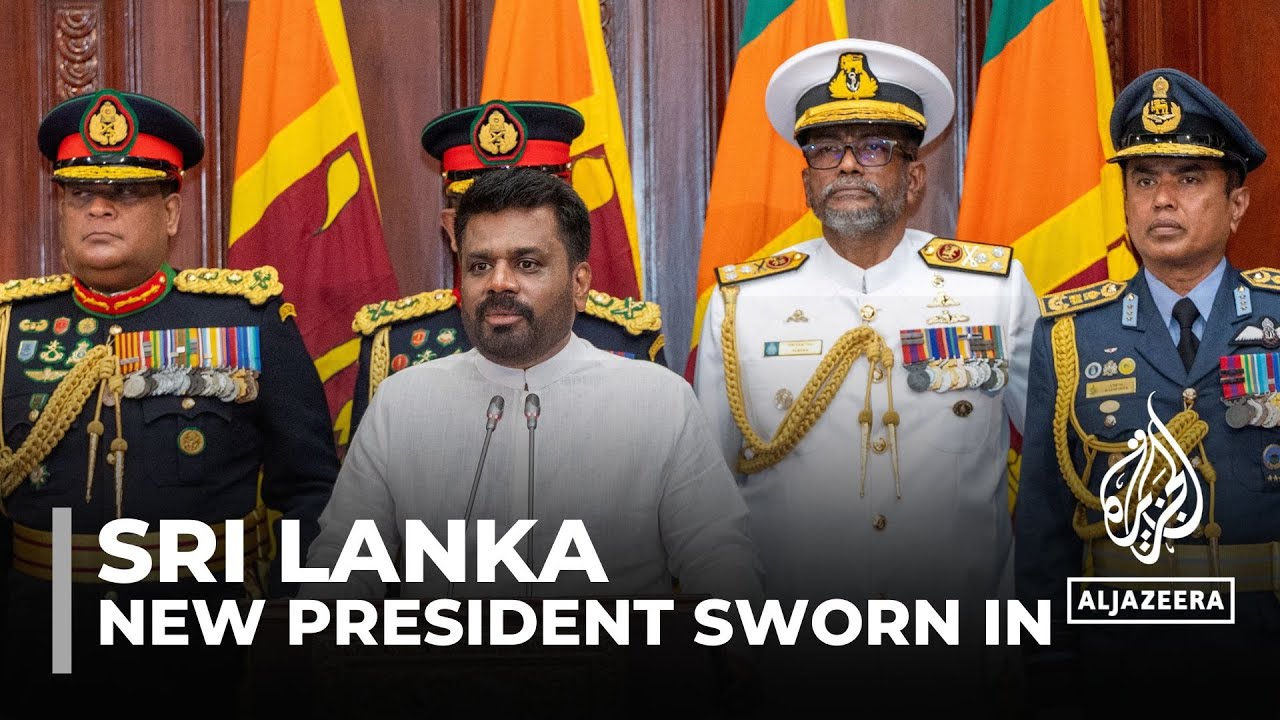 Anura Kumara Dissanayake takes oath as Sri Lanka’s next president