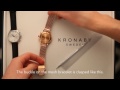 How to adjust the Kronaby mesh bracelet