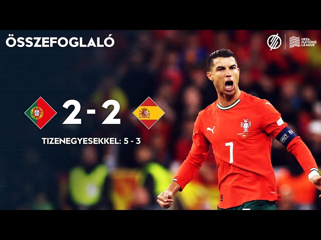 Nemzetek Ligája: Portugália–Spanyolország 2–2 (11-esekkel: 5–3) | összefoglaló