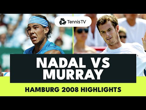 Rafael Nadal vs Andy Murray First Meeting On Clay! 🧱 | Hamburg 2008 Highlights