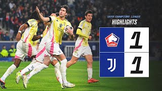 HIGHLIGHTS UCL | LOSC Lille 1-1 Juventus | Vlahovic's penalty earns a draw