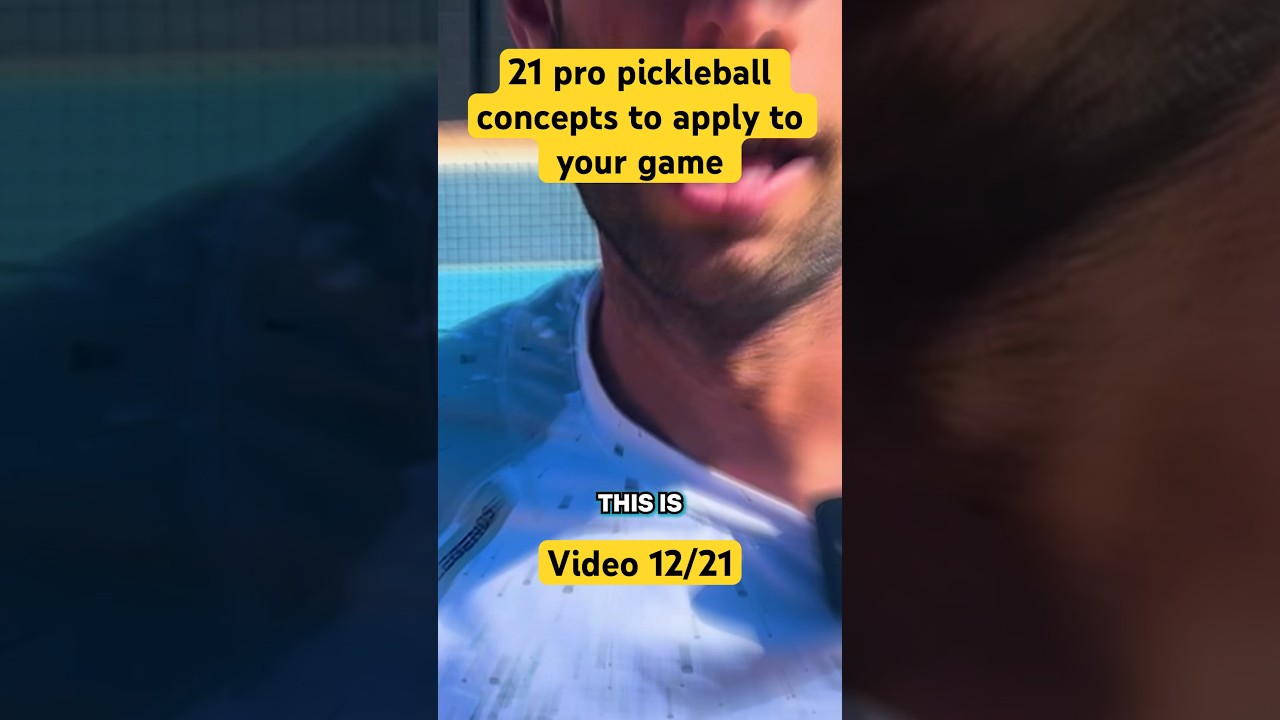 This is basic. But once you see it, you can’t unsee it how important it is (VIDEO 12/21) #pickleball