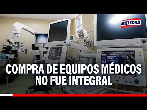 🔴🔵 Compra de equipos médicos se realizó, pero no fue integral, asegura presidente de EsSalud