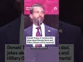 Donald Trump Jr. jokes at Kirk memorial  - 00:54 min - News - Video