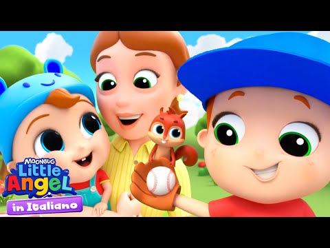 Il Weekend: Famiglia al Parco 🌳🎉 | Little Angel Italiano | Cartoni Animati con Gianni Piccino