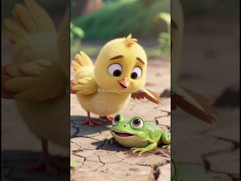 الكتكوت والضفدعه العطشانه