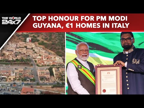 PM Modi News Today | Top Honour For PM Modi In Guyana, €1 Homes In Italy