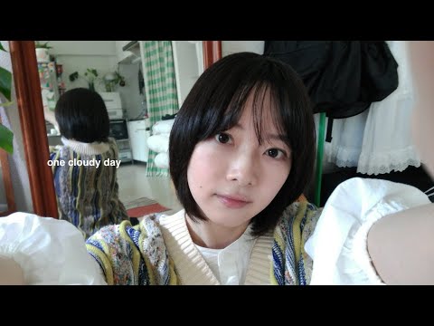 【 生活の記録 】家で過ごす一人暮らしのとある1日。｜自炊｜プロジェクター｜シール帳