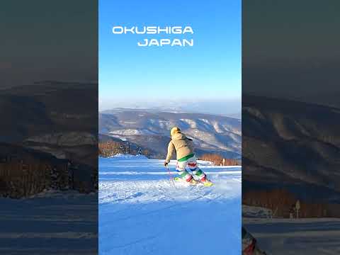 天空のゲレンデがここにあった SHIGAKOUGEN #Shorts #myway #deftech #skiing #shigakougen #okushiga