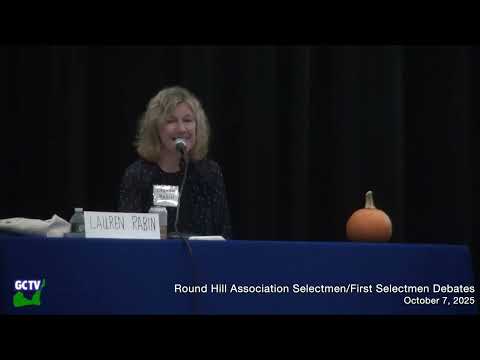 Round Hill Association Selectmen/First Selectmen Debate, October 7, 2025