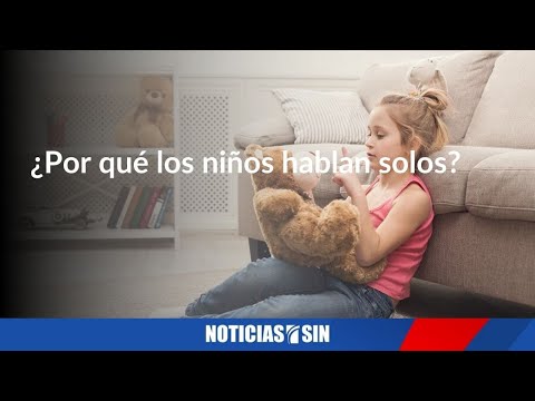 ¿Por qué los niños que hablan solos?