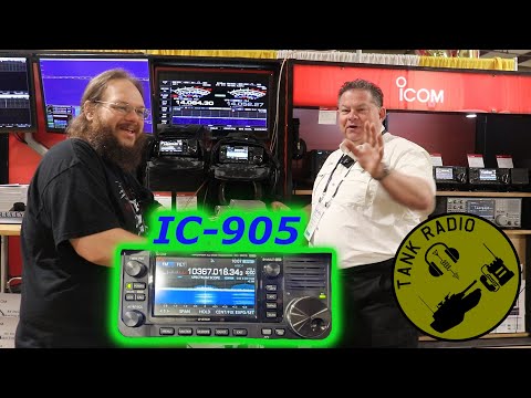 Our First look at a working ICOM 905 at HamaCation 2023