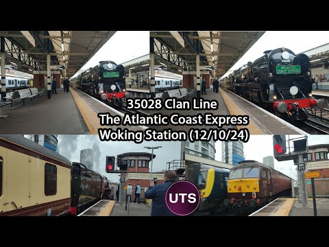 The Atlantic Coast Express 35028 Clan Line At Woking (12/10/24)