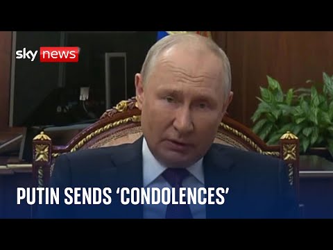 Putin sends 'condolences' to Yevgeny Prigozhin's family