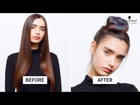 How to add magic to your Upper Bun Look with #COLOURALCHEMY