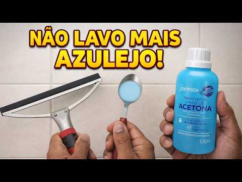 Azulejo Encardido e Engordurado fica Limpo - É desse jeito que empregadas fazem na casa dos ricos