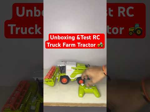 Unboxing & Test RC Truck Farmer Tractor 🚜 Knacktoyz #tractor