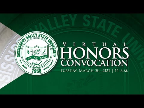 2021 MVSU Virtual Honors Convocation