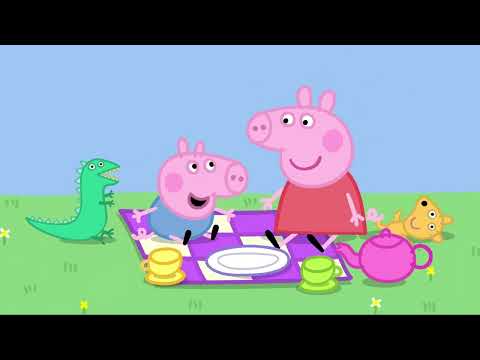 カエルとミミズとチョウチョ | Peppa Pig Japanese | おおあらし | 子供向けアニメ |