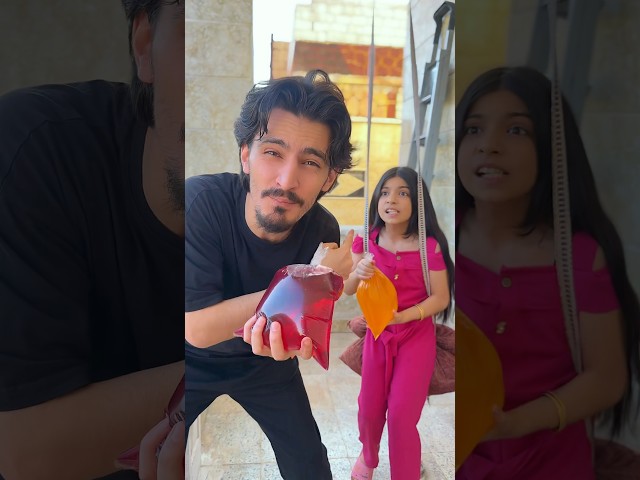 كلو خيروك عصير برتقال أو فريز 😳🔥