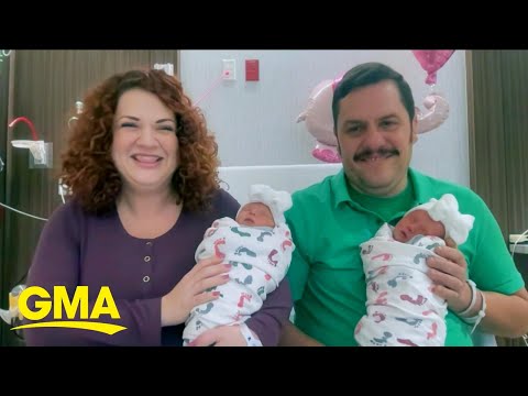 Meet the twin girls born ‘a year apart’ l GMA
