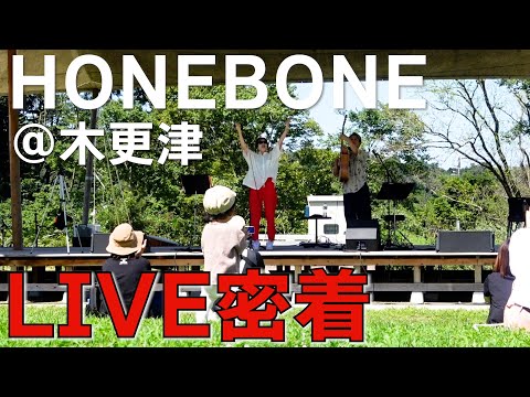 【ライブレポ】快晴の木更津市KURKKU FIELDS にて野外イベント出演の様子をお見せします!【HONEBONE】