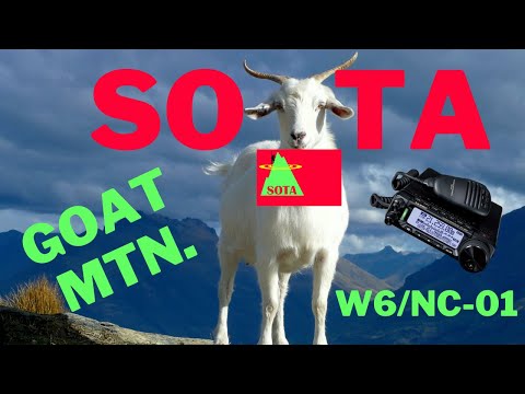 Summits On The Air SOTA on Goat Mountain CA.