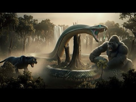 The Epic Clash: Gorilla Super Powers vs. Jungle Snake #film #video @AnimalHT2721