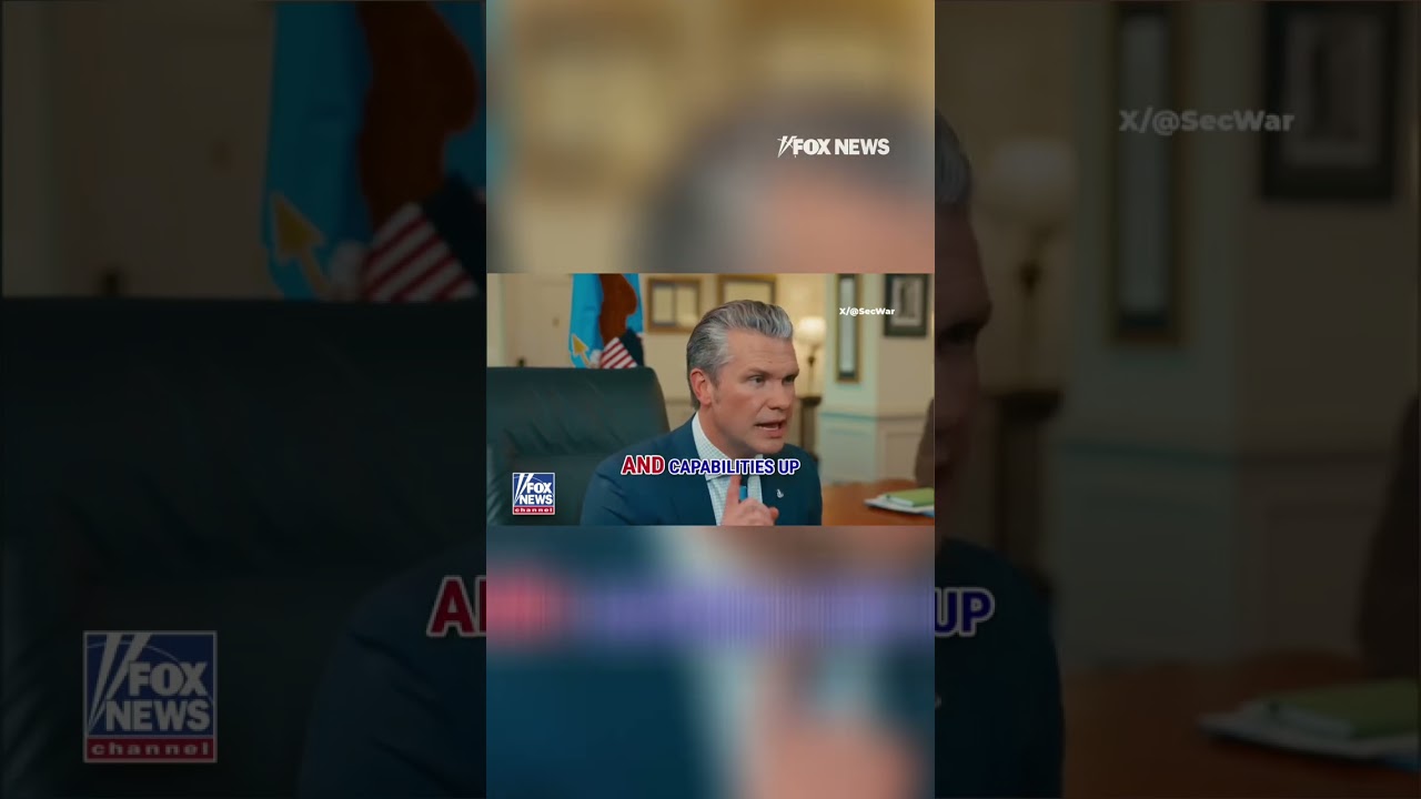 ‘FIGHT TONIGHT PHILOSOPHY’: Secretary of War Pete Hegseth #military #shorts #drone