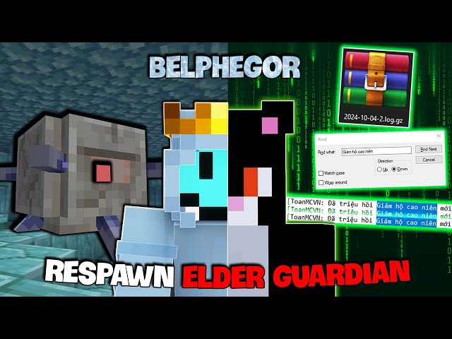 Tôi Đã Tìm Ra Cách Respawn Elder Guardian | Toàn MC