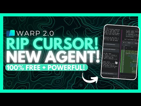 Warp 2.0: NEW Agentic Developer! RIP Cursor & ClaudeCode! AI Software Engineer (Fully Free!)