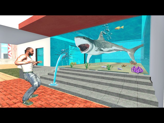 Franklin Change House to Fish Tank Aquarium in Indian Bike Driving 3D