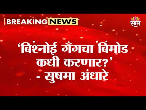 | Sushma Andhare <strong>asks</strong> CM Fadnavis Over Bishnoi Gang Threats