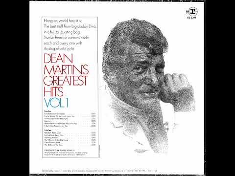 DEAN MARTIN'S GREATEST HITS! VOL 1 FULL STEREO ALBUM 1968 6. I Can't Help Remembering You